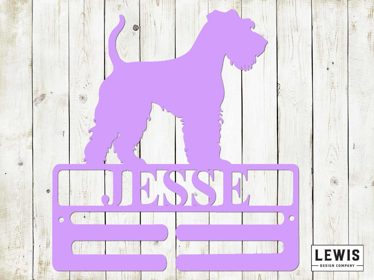 Welsh Terrier Leash Hanger with Custom Name, Metal Sign, Welsh Terrier, Custom Metal sign, Dog Lovers, Dog Sign, Dog Leash Hanger