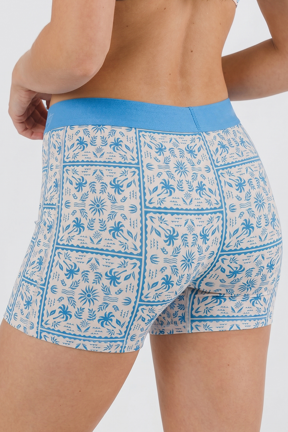 The Santorini | Blue Tile Women’s Boxers
