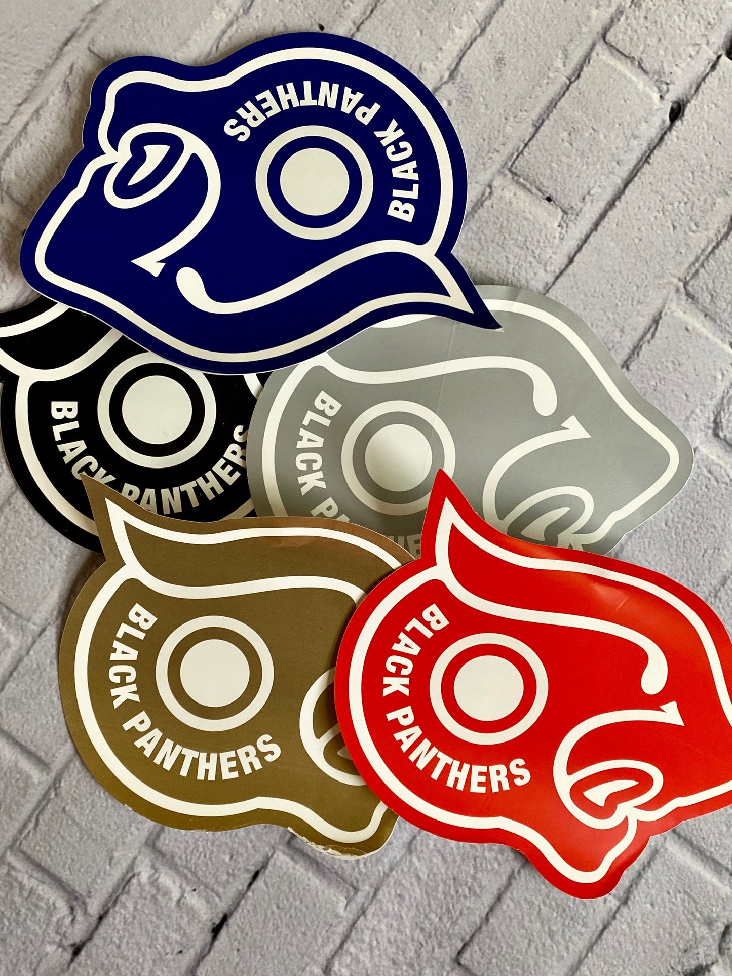 Black Panthers VINTAGE NOS Stickers 6”