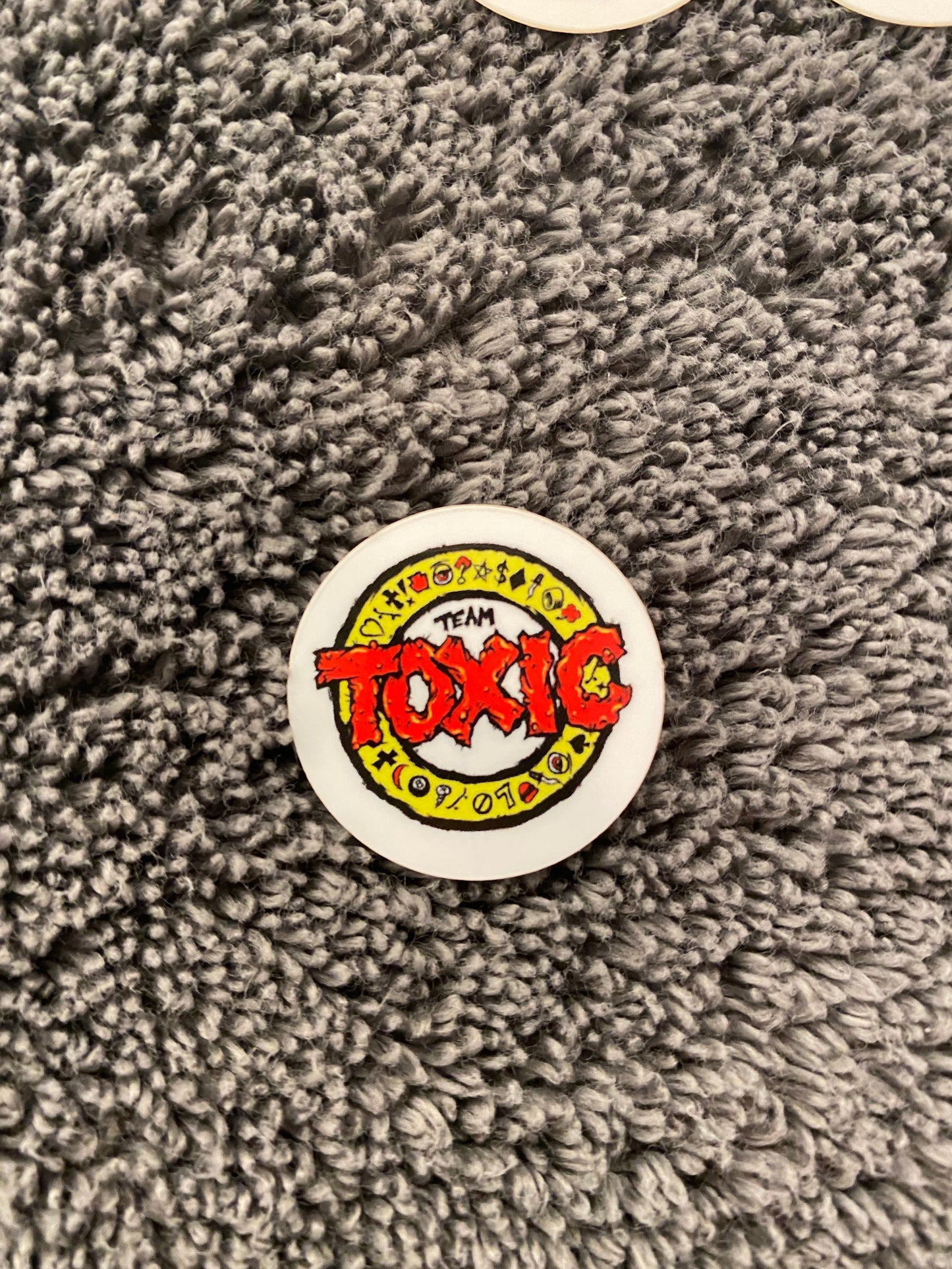 Team Toxic Tiny Stickers 1" (pack of 3)