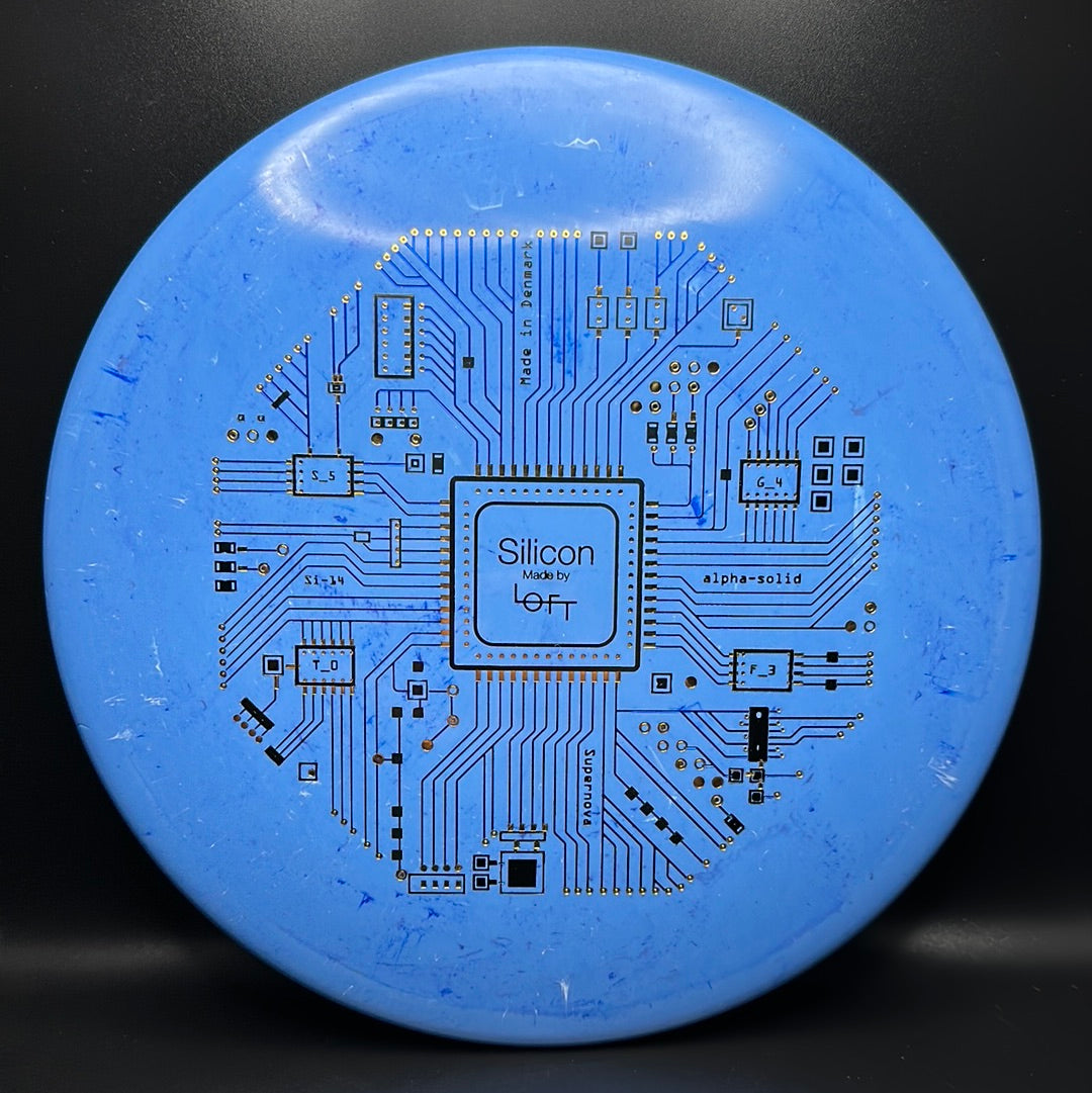 Alpha-Solid Supernova Silicon - Triple Stamp