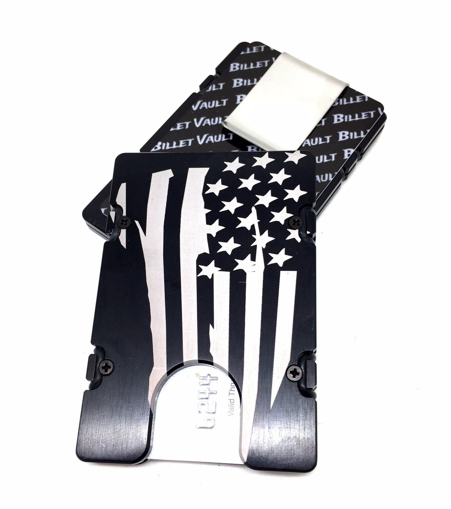 American Battle Flag - Billetvault Aluminum Wallet