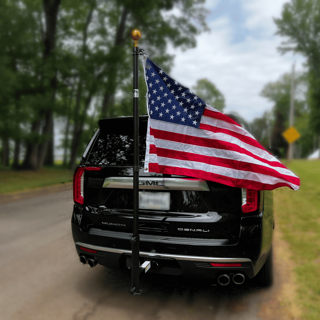 Phoenix Outrigger Hitch Mount for Flagpoles | Heavy-Duty Steel