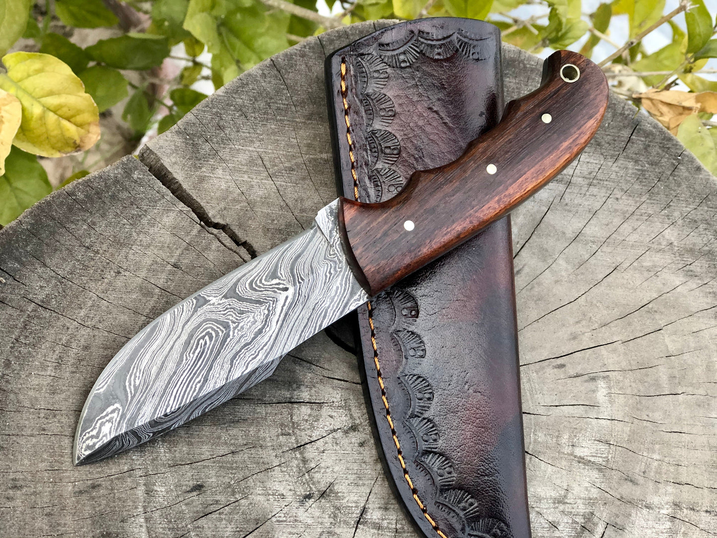 Damascus Steel Edc Knife