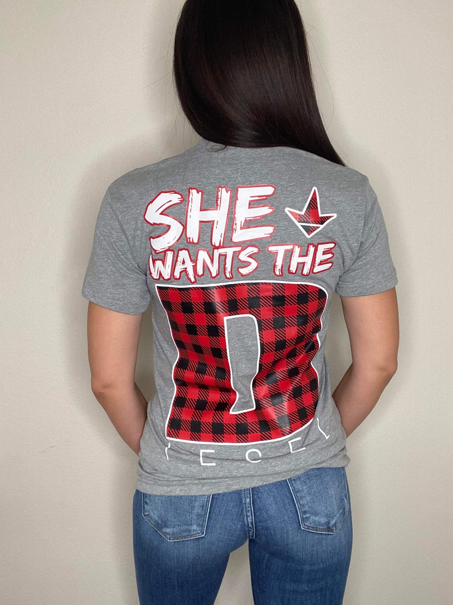 She Wants the Diesel Buff Check Tee