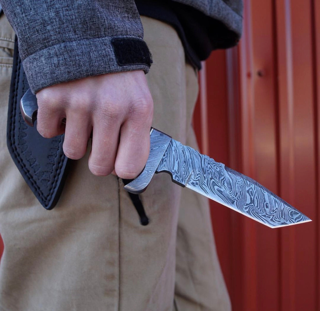 Damascus Tanto Knife