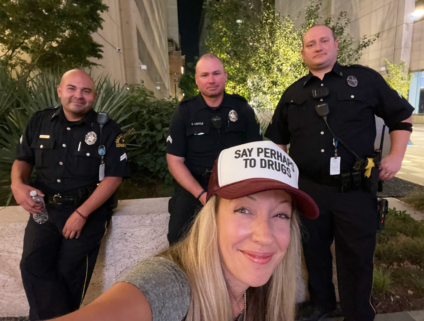 Say Perhaps to Drugs Trucker Hat