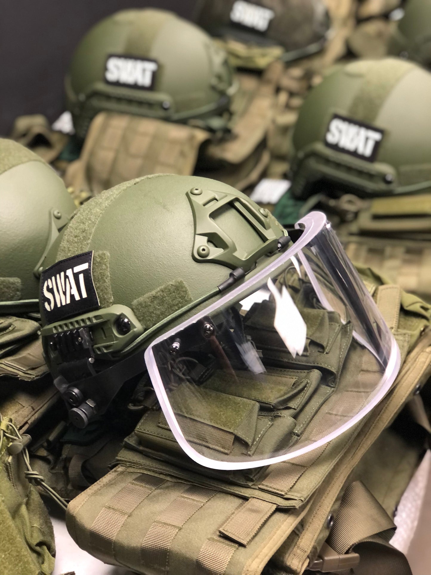 Ballistic Helmet RT2 High Cut Helmet: Tested to LEVEL IIIA (Included Arc Rails, Padding, Straps)