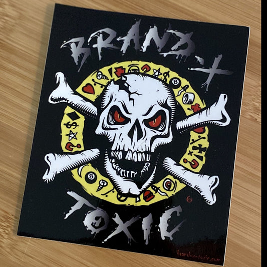 Brand-X-Toxic Molder Sticker 5”