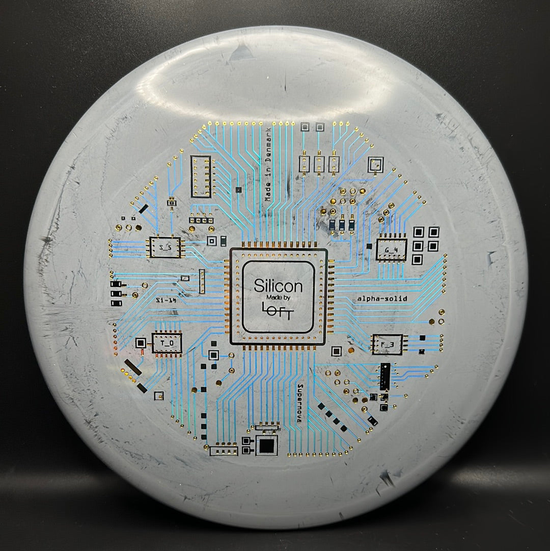 Alpha-Solid Supernova Silicon - Triple Stamp