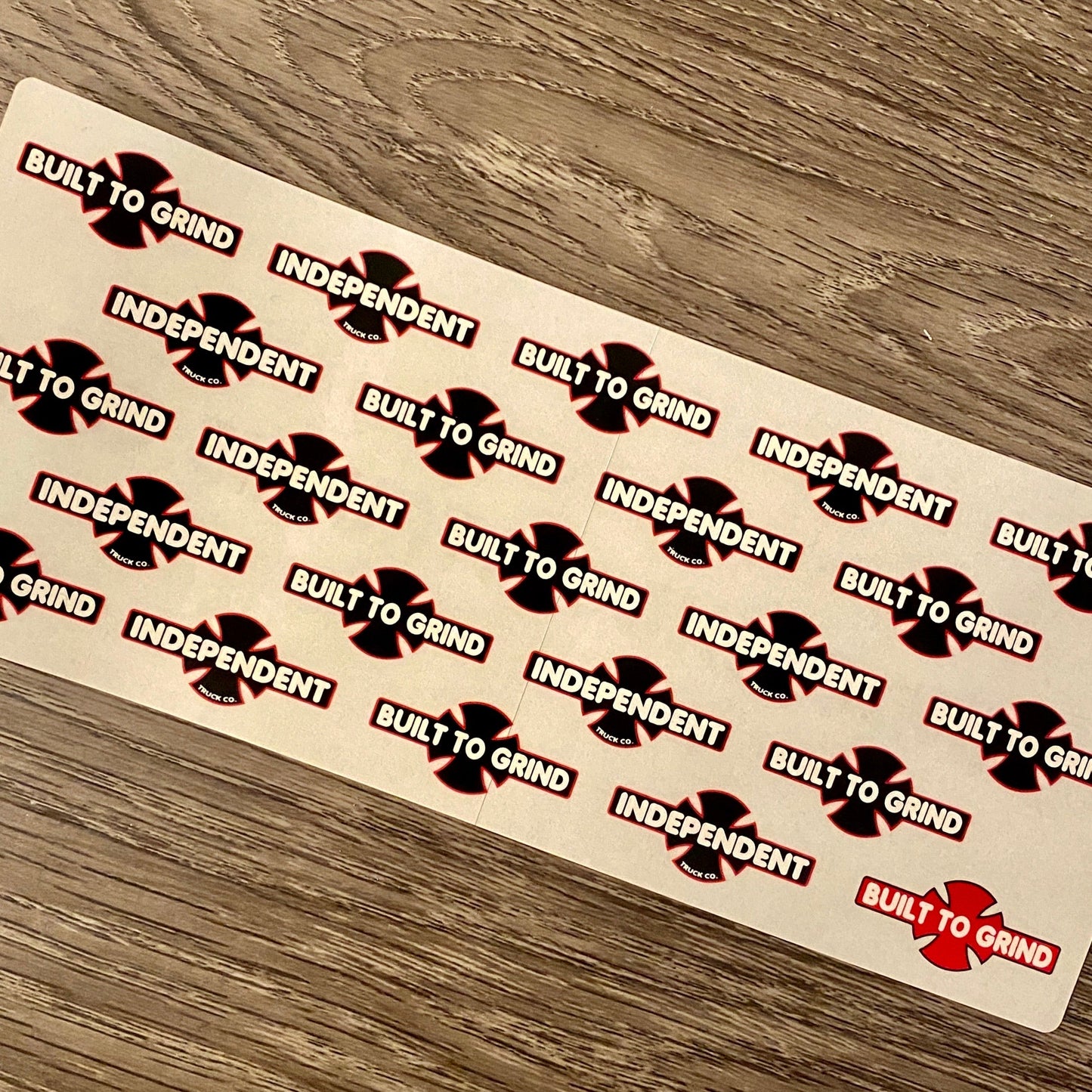 Independent LARGE Sheet VINTAGE Sticker 8.5”