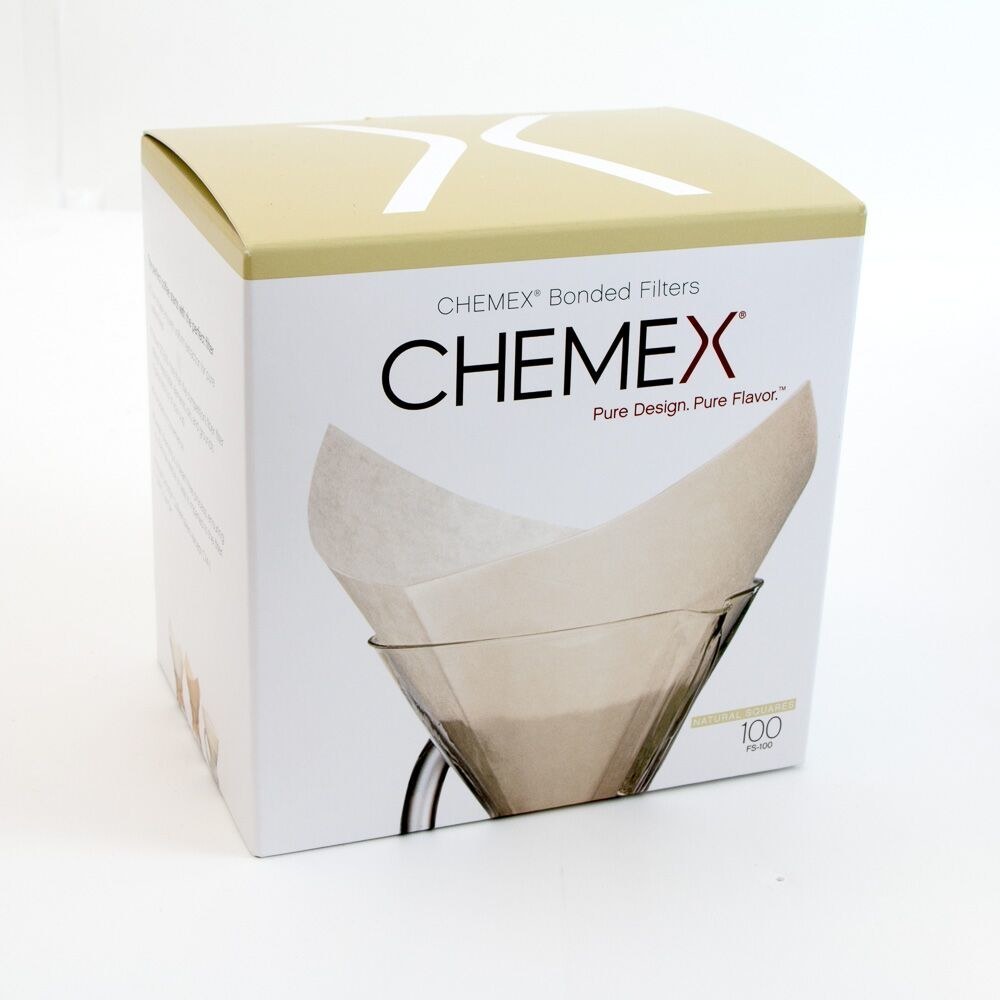 CHEMEX BONDED FILTERS PRE-FOLDED 100 SQUARES PER BOX (FS-100)