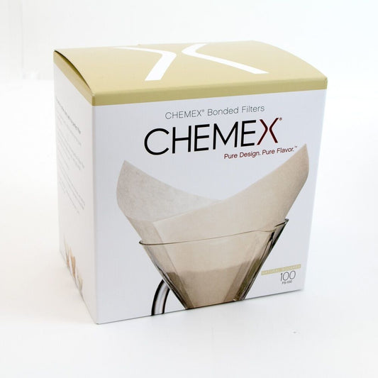 CHEMEX BONDED FILTERS PRE-FOLDED 100 SQUARES PER BOX (FS-100)