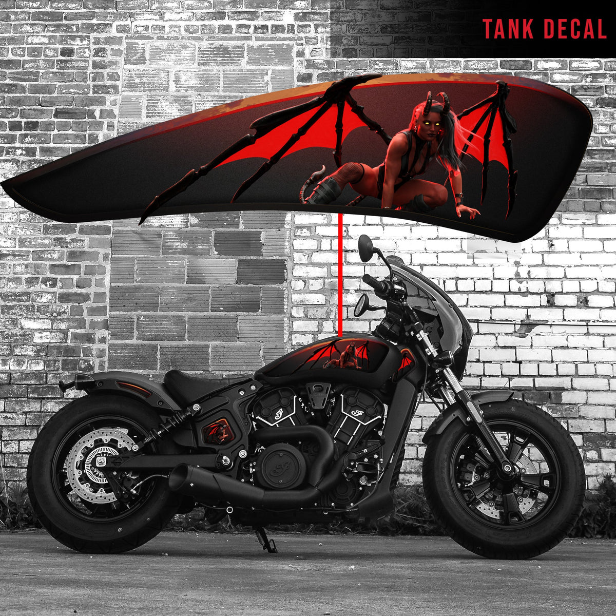 Morganna the Demoness - Indian Scout - Full Tank Color