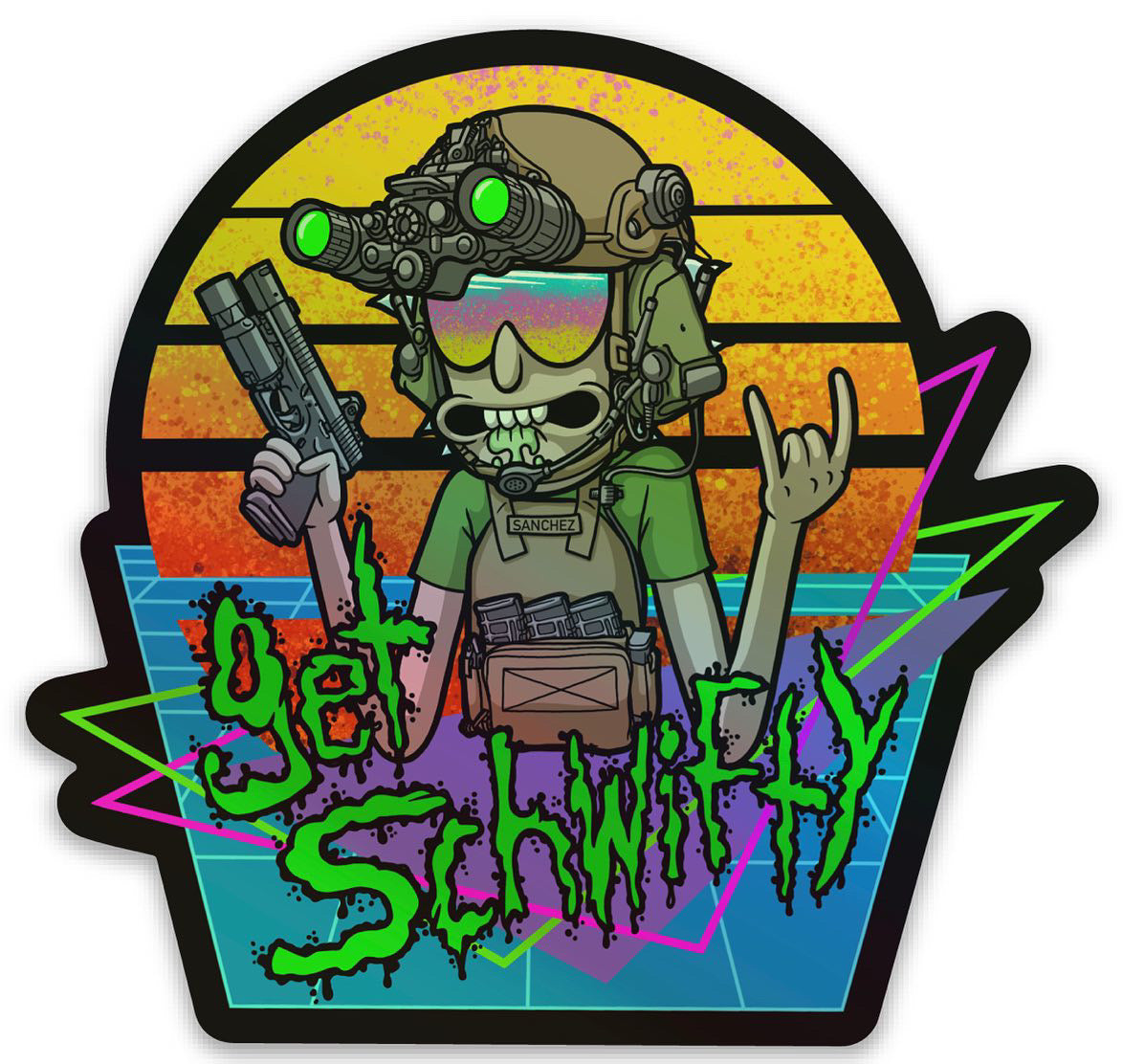 Get Schwifty Sticker