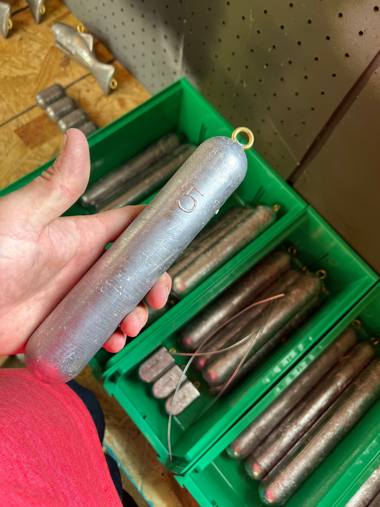 Deep Sea Fishing Weights - 1-12 lb Lead Deep Drop Sinkers