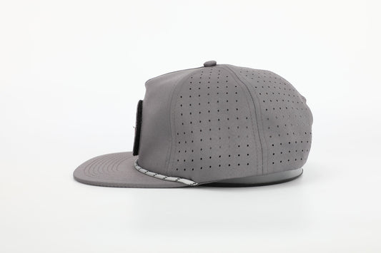Rope Hat with Interchangeable Velcro Logo Patch