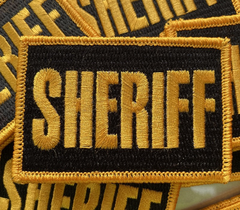 2x3" SHERIFF Tactical Hat Patch
