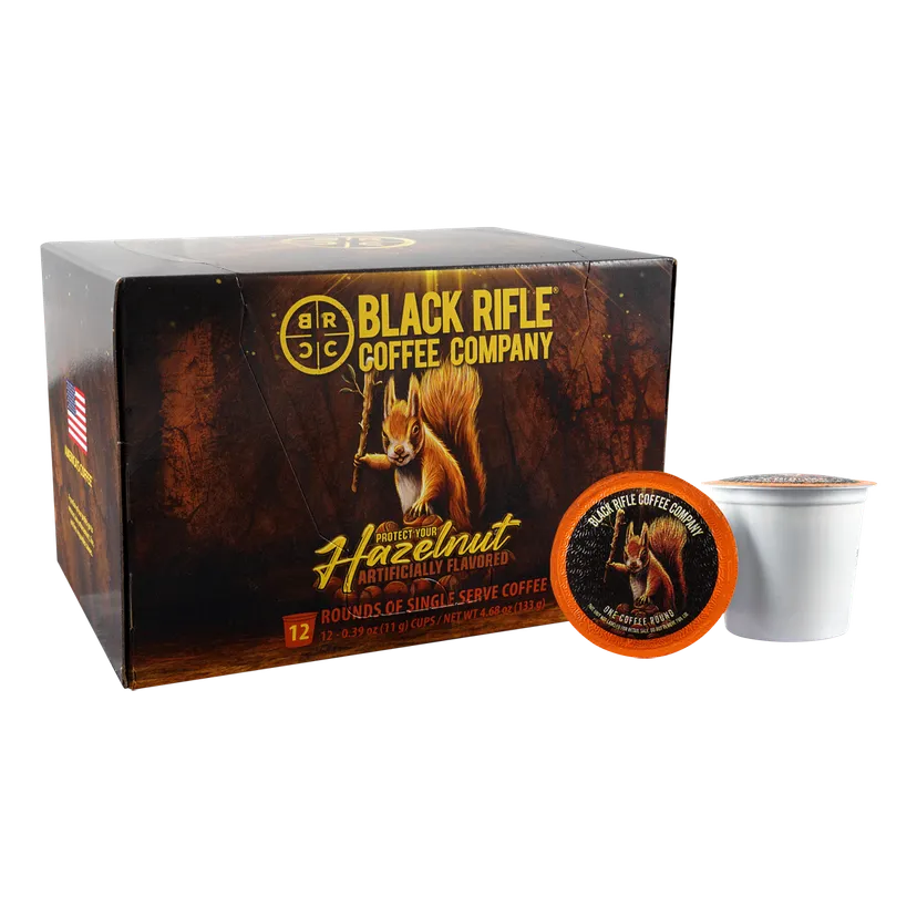 Black Rifle Coffee - Hazelnut-Flavored Coffee Rounds