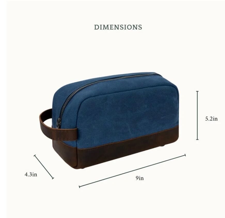 Canvas Toiletry Bag