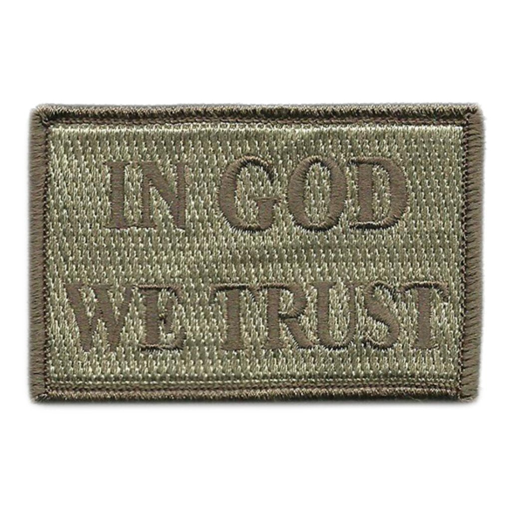 2"x3" In GOD We Trust Tactical Patch