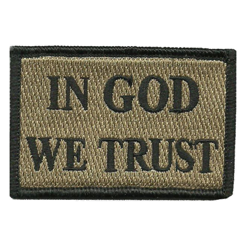 2"x3" In GOD We Trust Tactical Patch
