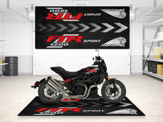 MPM Motorcycle Mat for Indian FTR Sport 1200 - MM7316