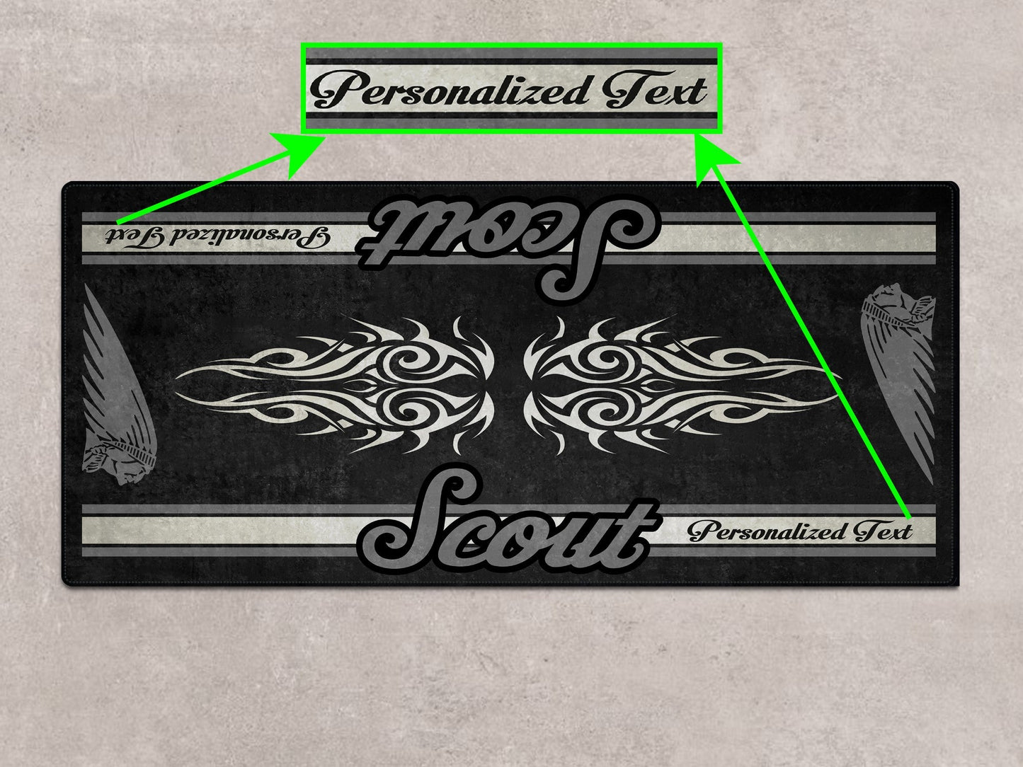 MPM Motorcycle Mat for Indian Scout Bobber - MM7321