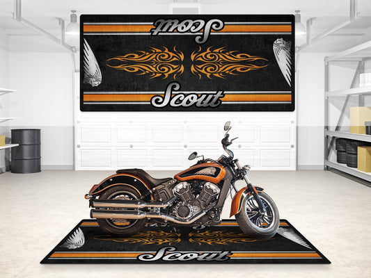 MPM Motorcycle Mat for Indian Scout - MM7323