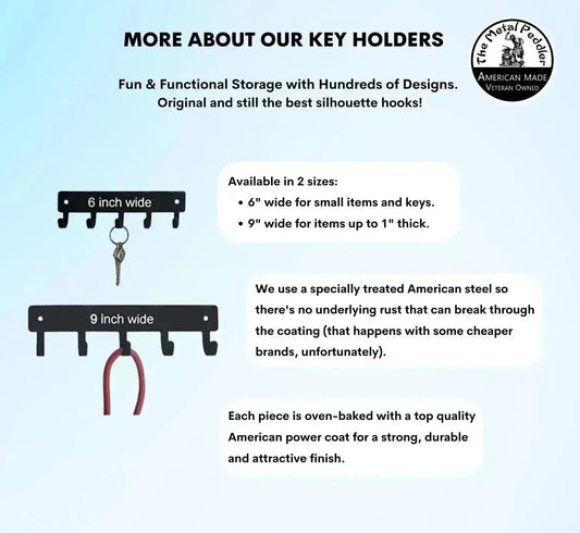 Deer Doe and Buck Family #1 - Key Rack