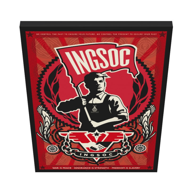 Minitrue 1984 INSOC Propaganda Art Canvas