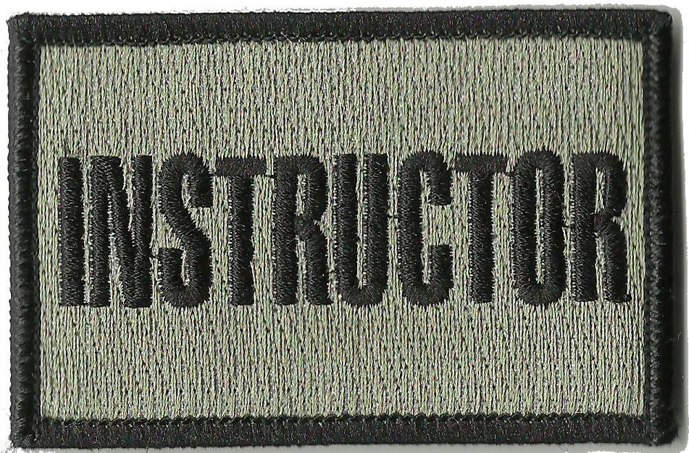 2"x3" Instructor Tactical Patch
