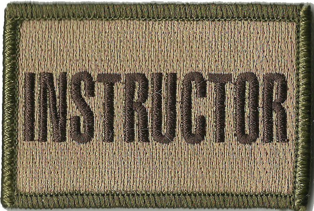 2"x3" Instructor Tactical Patch