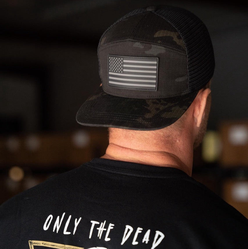 STMC® Black Ripstop Flag Hat