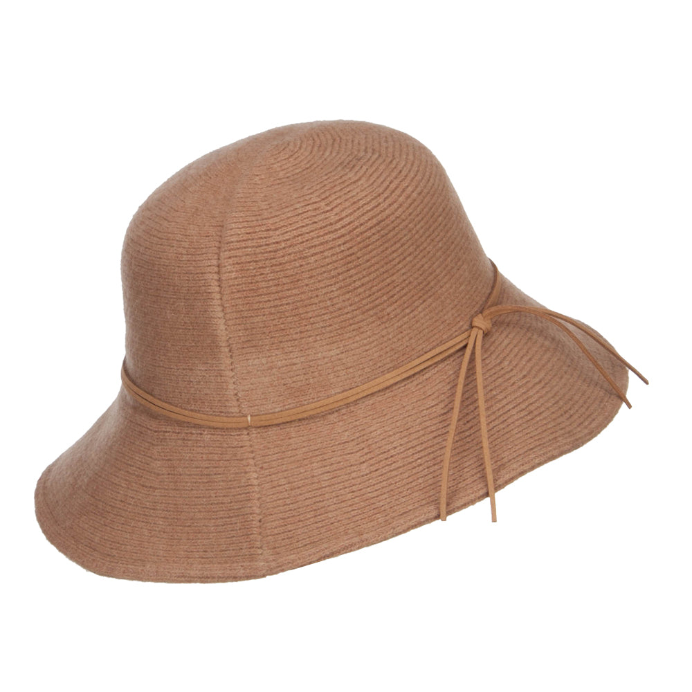 Wool Wired Brim Bucket Hat