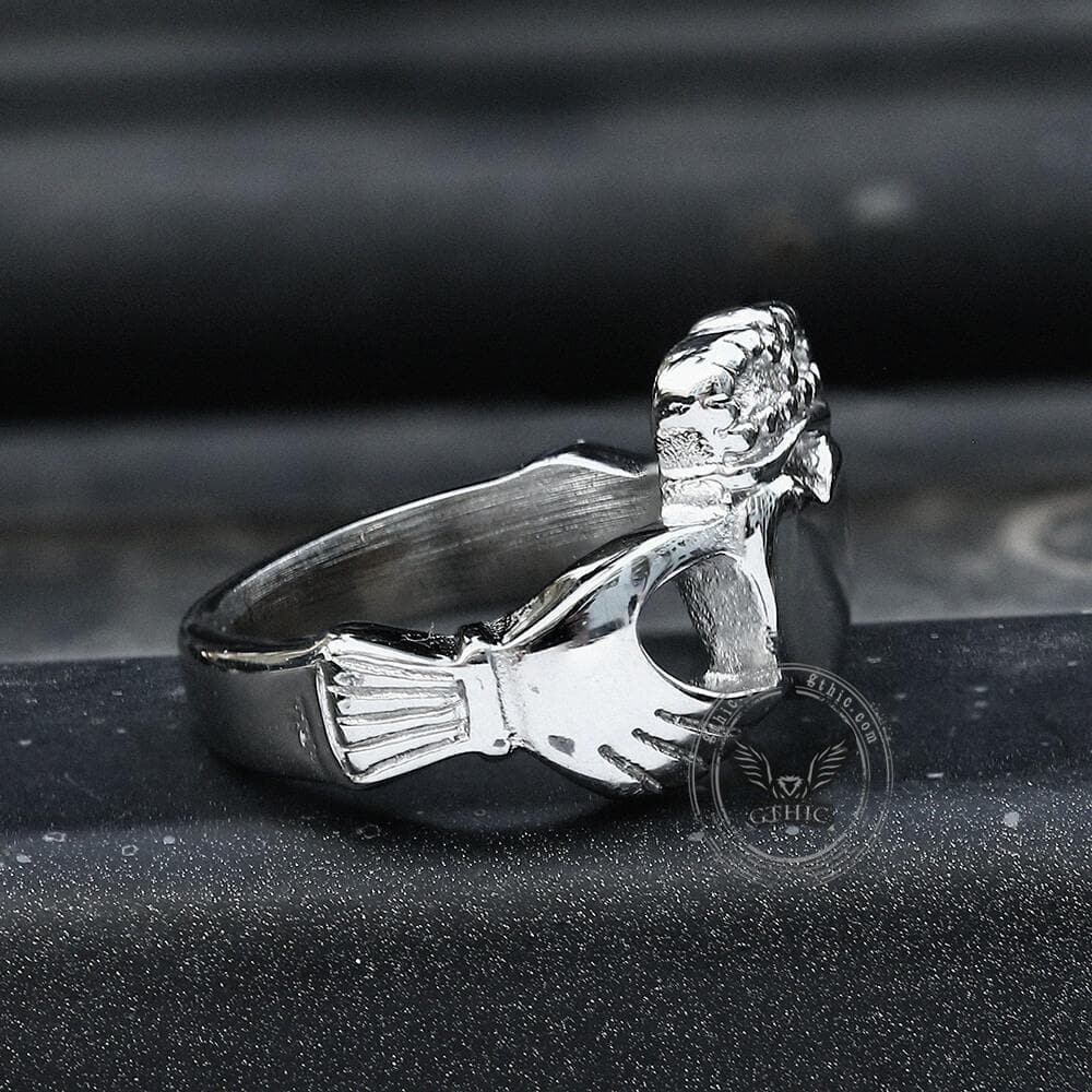 Irish Claddagh Stainless Steel Ring