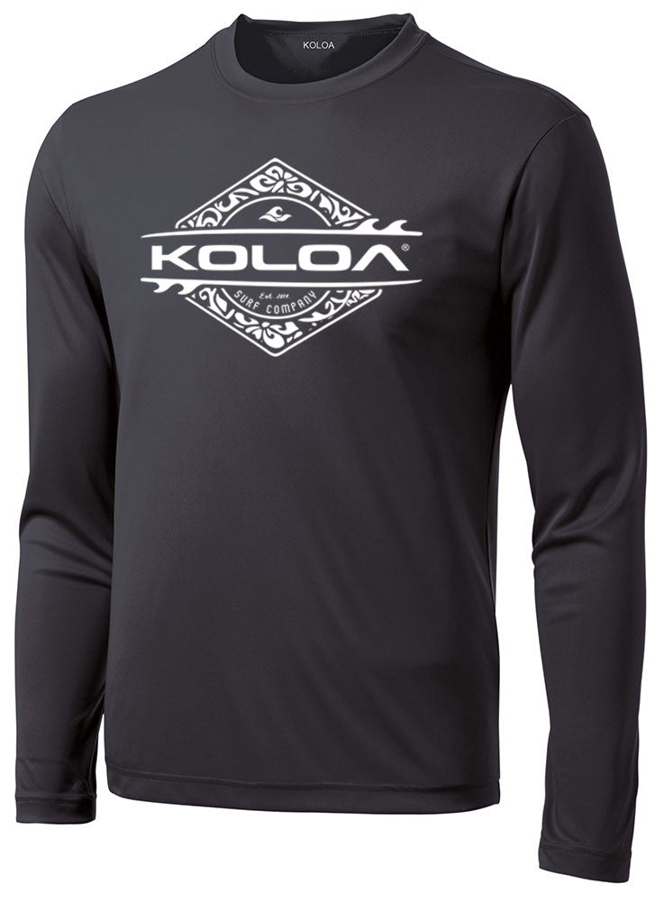 Koloa Diamond Thruster Moisture Wicking Long Sleeve Tee