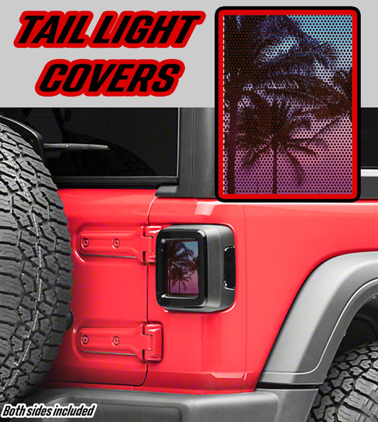 Island Palms taillights cover decal