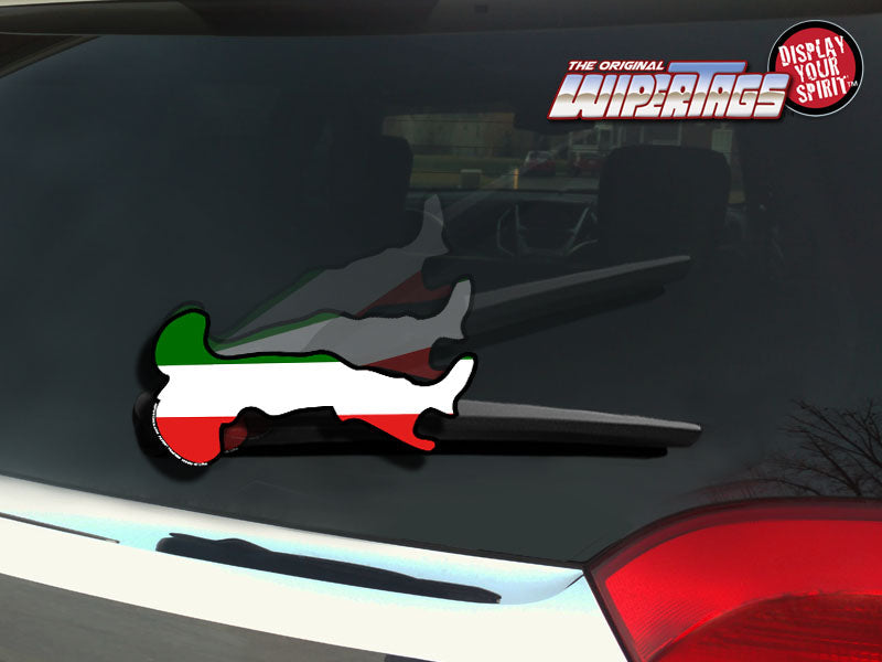 Italy Boot Flag WiperTag