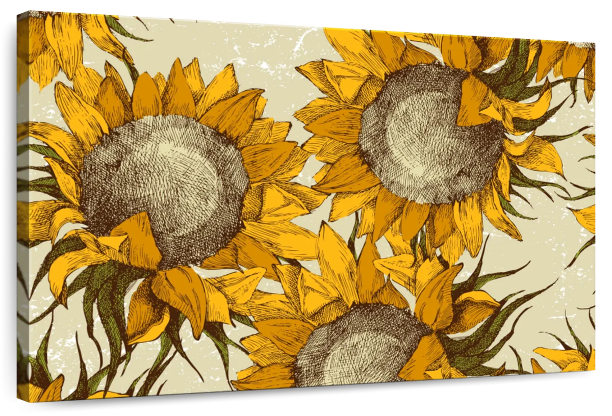 Yellow Sunflowers Wall Art