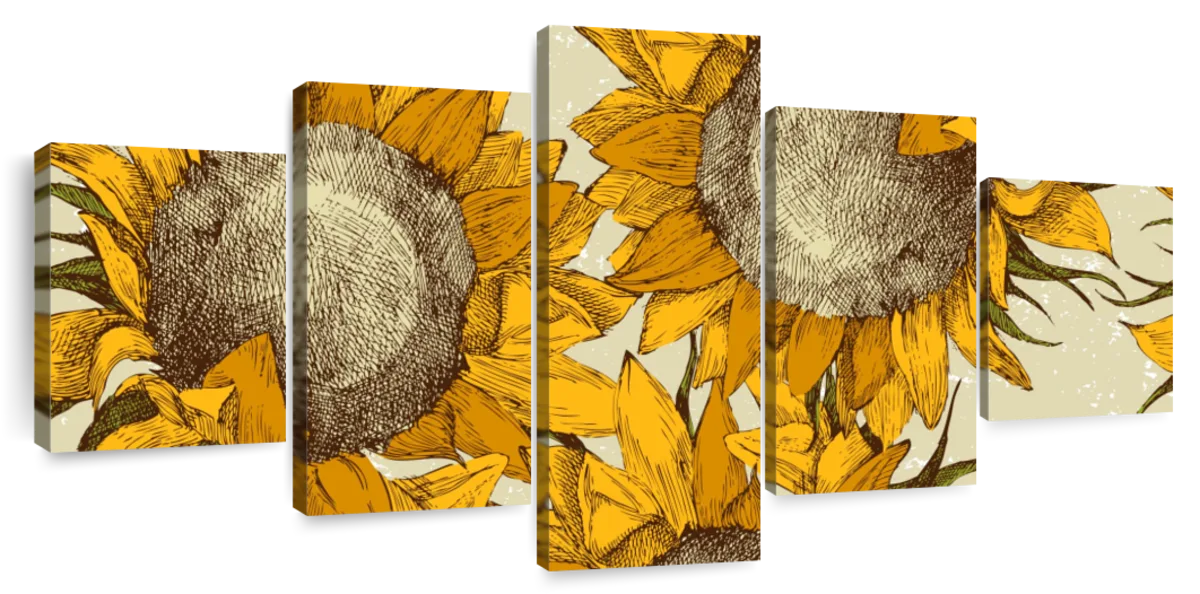 Yellow Sunflowers Wall Art