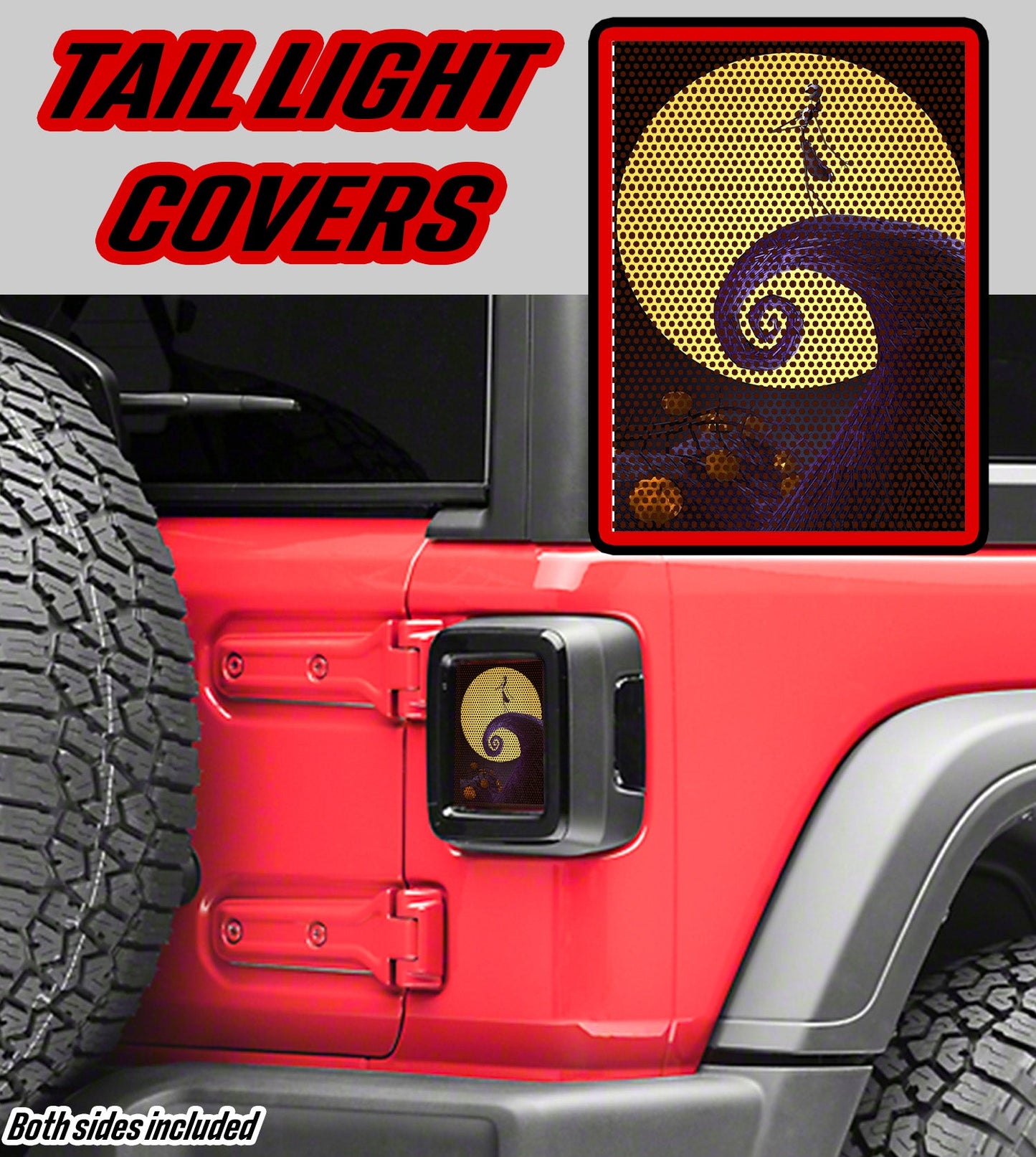 Jack taillights cover decal