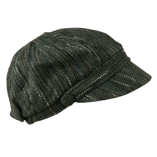 Jimi-Wool  Blend Cabbie With Button Band Detail