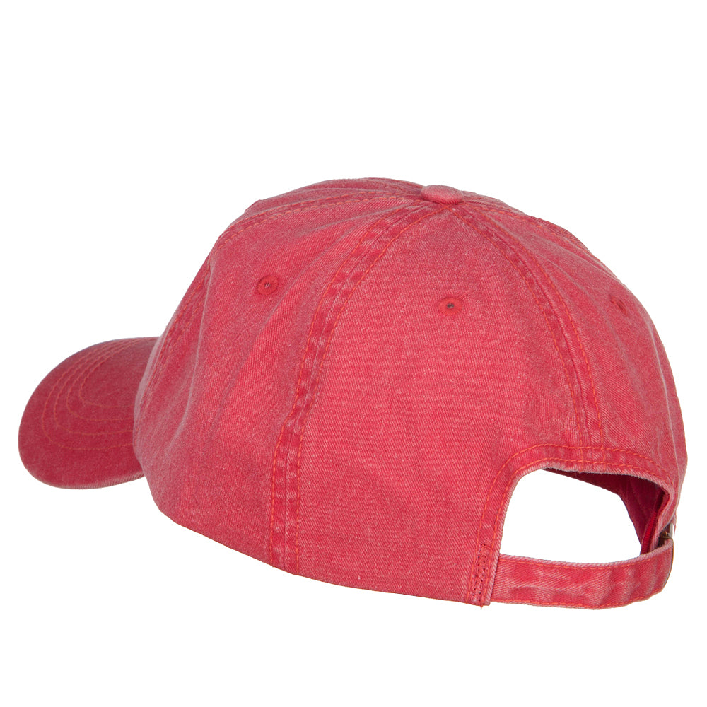 Big Size Washed Pigment Dyed Cap