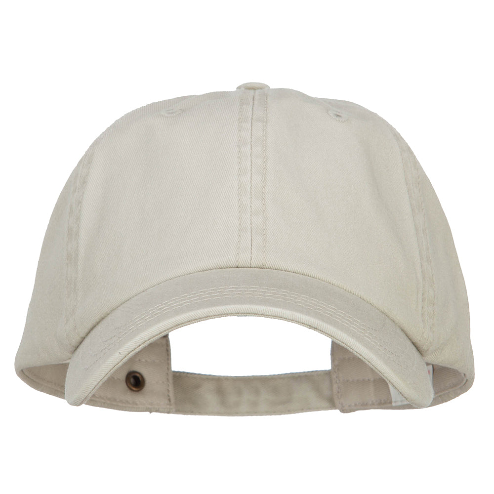 Big Size Washed Pigment Dyed Cap