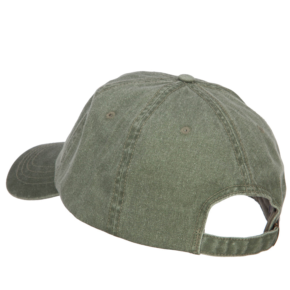 Big Size Washed Pigment Dyed Cap