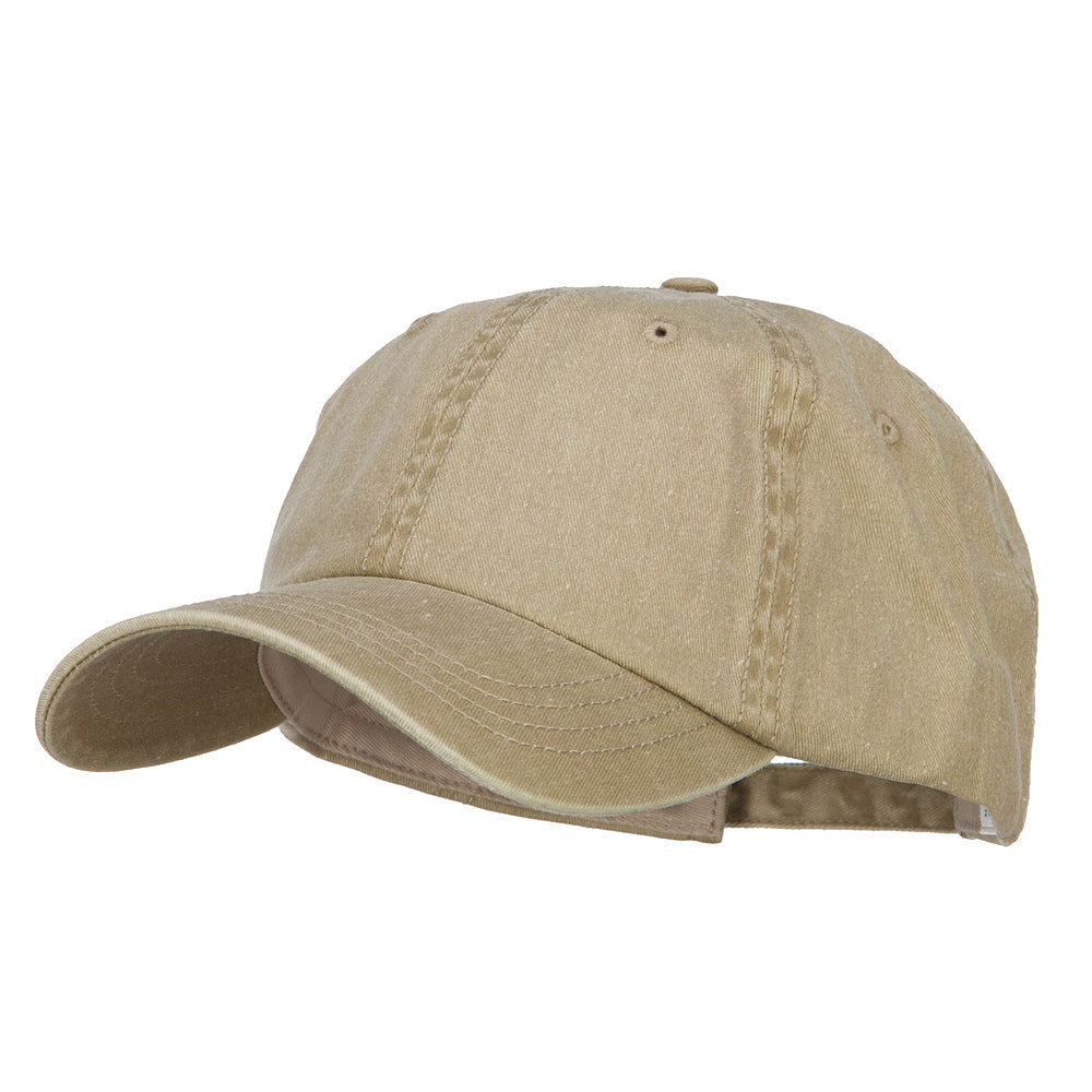Big Size Washed Pigment Dyed Cap