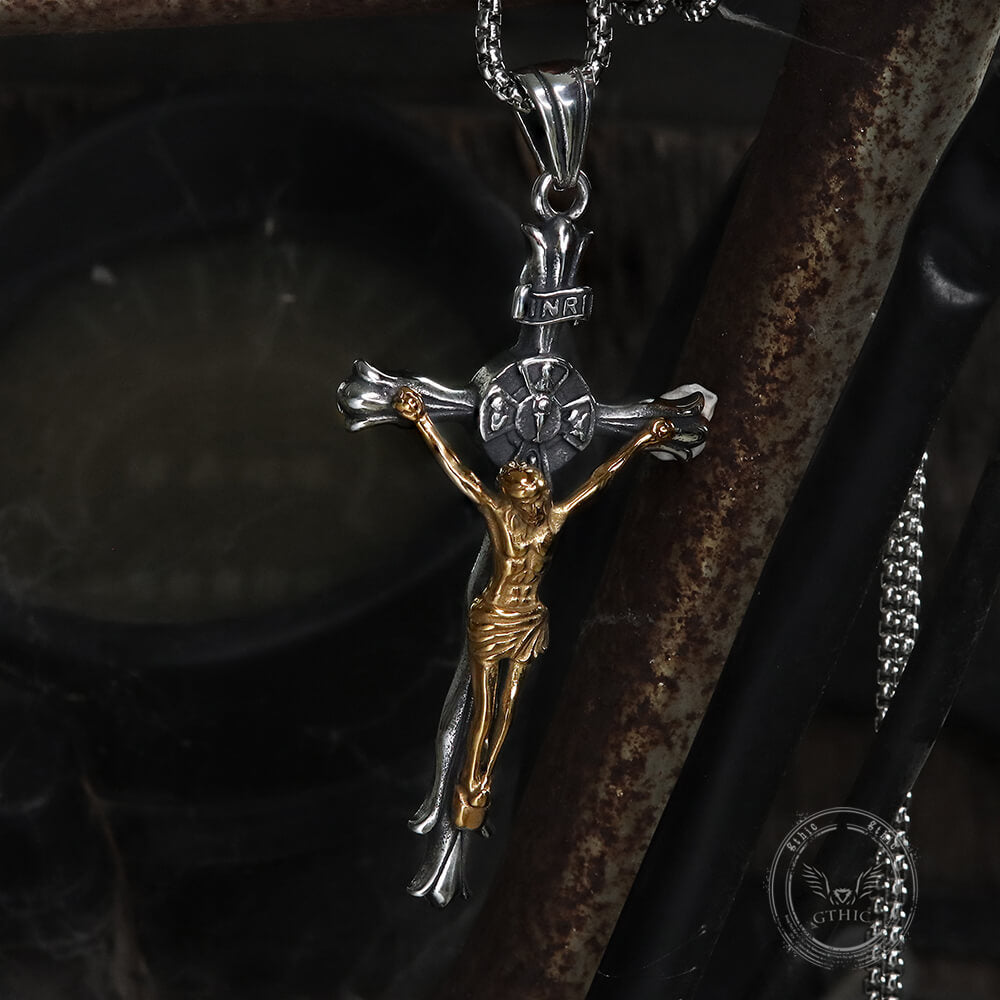 Jesus’ Suffering Stainless Steel Pendant