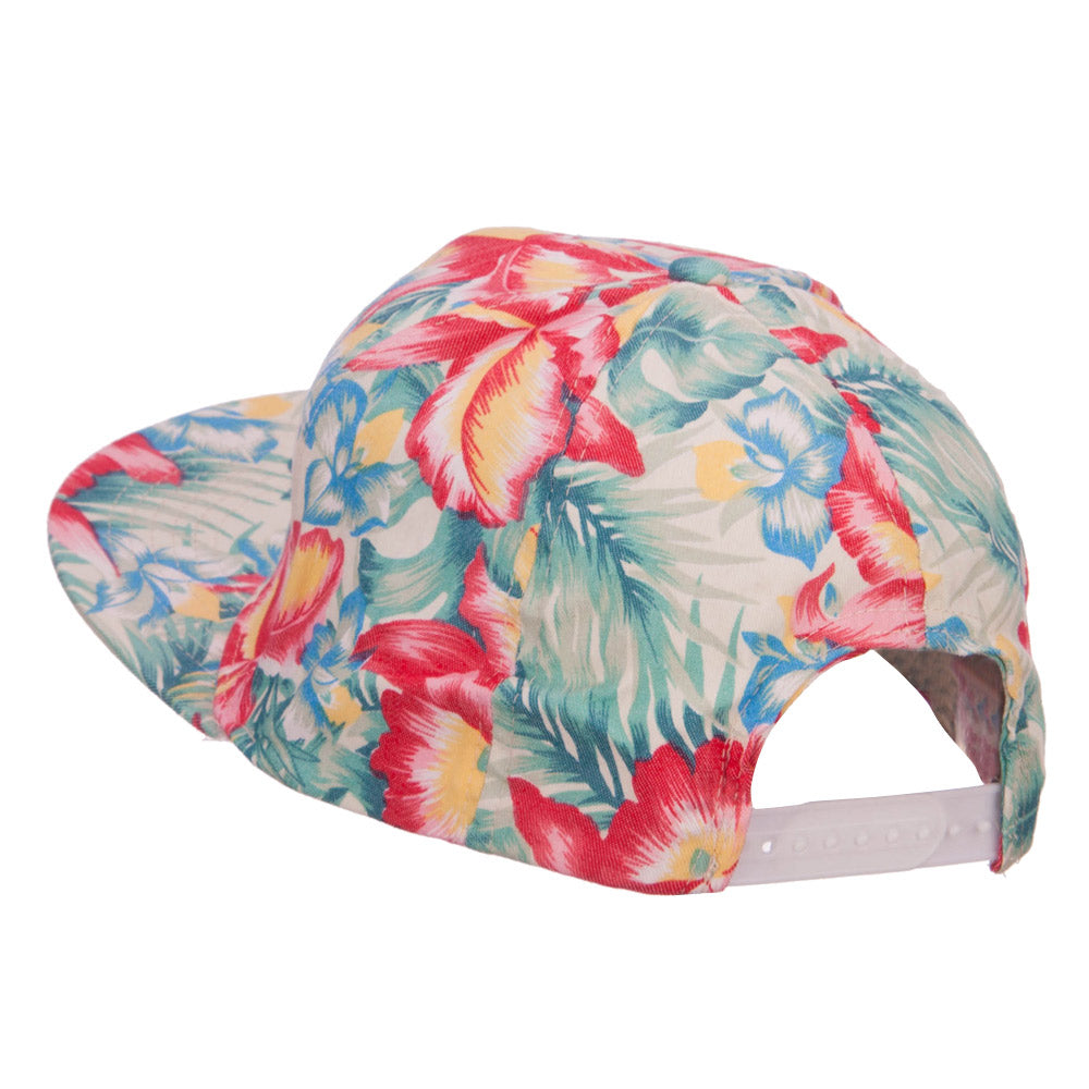Men's Hawaiian Cotton Snapback Cap