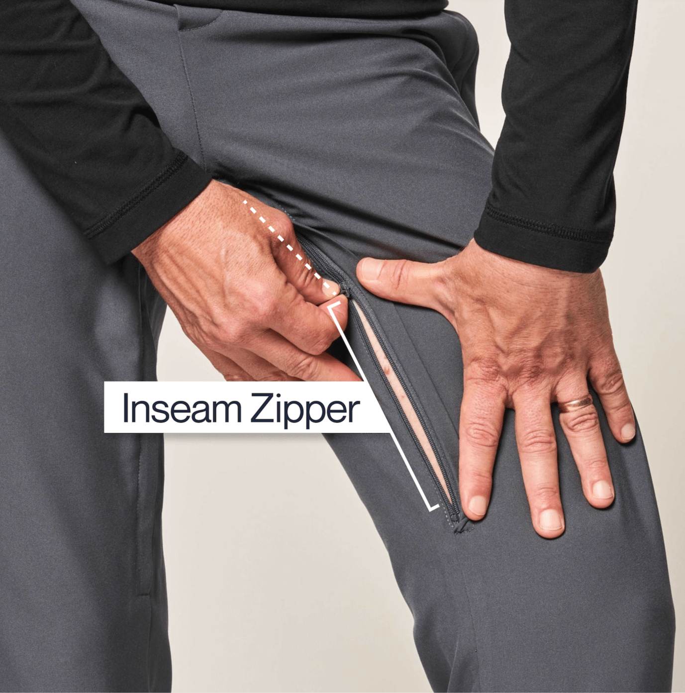 CareZips® Men's Adaptive Pants